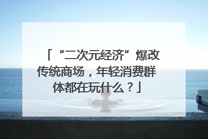 “二次元经济”爆改传统商场，年轻消费群体都在玩什么？