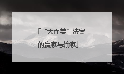 “大而美”法案的赢家与输家