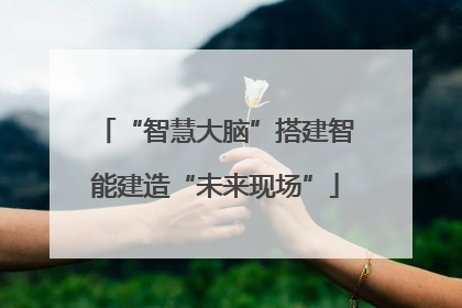 “智慧大脑”搭建智能建造“未来现场”