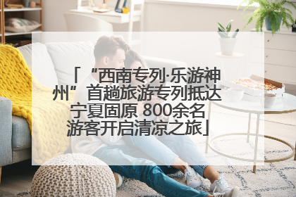 “西南专列·乐游神州”首趟旅游专列抵达宁夏固原 800余名游客开启清凉之旅