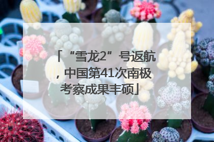 “雪龙2”号返航，中国第41次南极考察成果丰硕