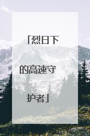 烈日下的高速守护者