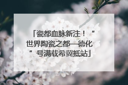 瓷都血脉新注！“世界陶瓷之都—德化”号满载希冀抵站