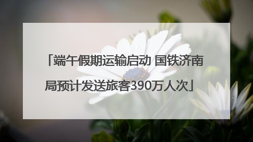 端午假期运输启动 国铁济南局预计发送旅客390万人次