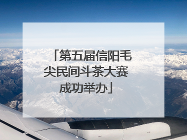 第五届信阳毛尖民间斗茶大赛成功举办