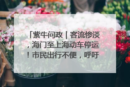 紫牛问政｜客流惨淡，海门至上海动车停运！市民出行不便，呼吁铁路部门恢复班次