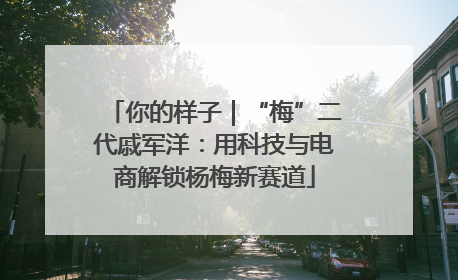 你的样子｜“梅”二代戚军洋：用科技与电商解锁杨梅新赛道