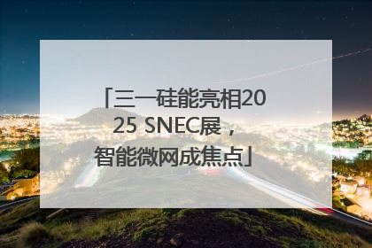 三一硅能亮相2025 SNEC展，智能微网成焦点