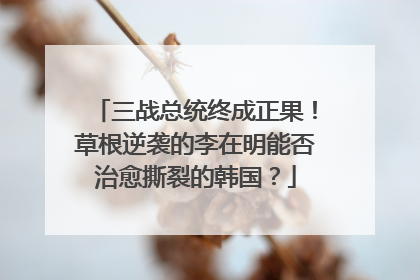 三战总统终成正果！草根逆袭的李在明能否治愈撕裂的韩国？