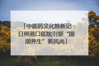 中医药文化焕新记：日照港口医院引领“国潮养生”新风尚