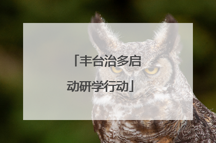丰台治多启动研学行动