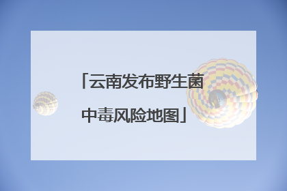 云南发布野生菌中毒风险地图