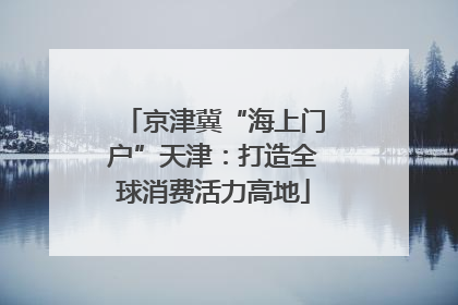 京津冀“海上门户”天津：打造全球消费活力高地