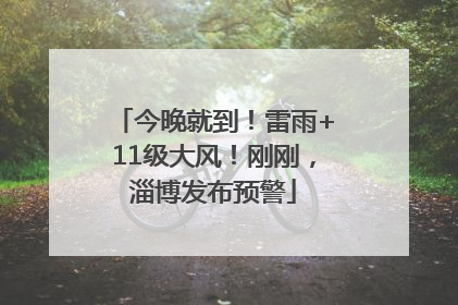 今晚就到！雷雨+11级大风！刚刚，淄博发布预警