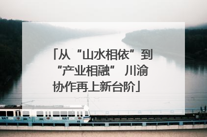 从“山水相依”到“产业相融” 川渝协作再上新台阶