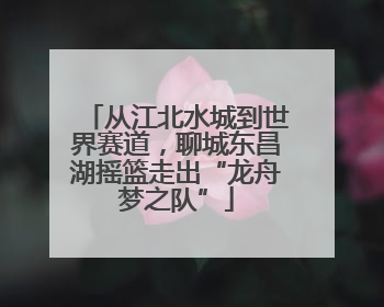 从江北水城到世界赛道，聊城东昌湖摇篮走出“龙舟梦之队”