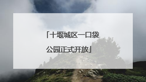 十堰城区一口袋公园正式开放