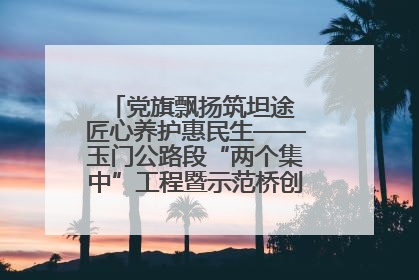 党旗飘扬筑坦途 匠心养护惠民生——玉门公路段“两个集中”工程暨示范桥创建项目圆满收官