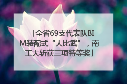 全省69支代表队BIM装配式“大比武”，南工大斩获三项特等奖