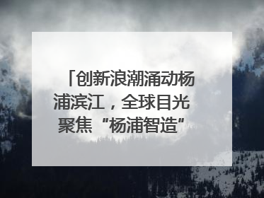 创新浪潮涌动杨浦滨江，全球目光聚焦“杨浦智造”｜相约复兴岛