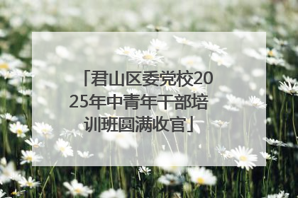 君山区委党校2025年中青年干部培训班圆满收官
