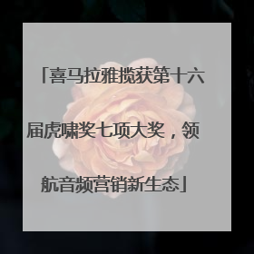 喜马拉雅揽获第十六届虎啸奖七项大奖，领航音频营销新生态