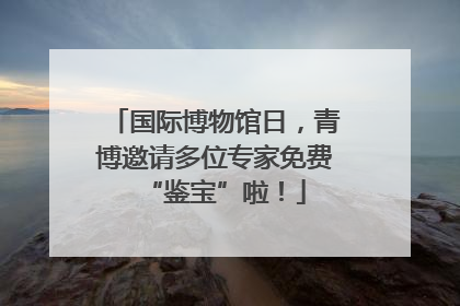 国际博物馆日，青博邀请多位专家免费“鉴宝”啦！