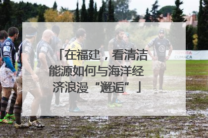 在福建，看清洁能源如何与海洋经济浪漫“邂逅”