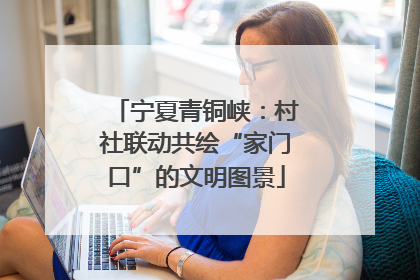 宁夏青铜峡：村社联动共绘“家门口”的文明图景