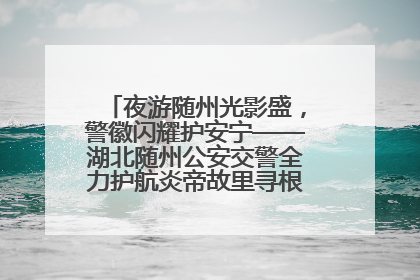 夜游随州光影盛，警徽闪耀护安宁——湖北随州公安交警全力护航炎帝故里寻根节夜游活动侧记