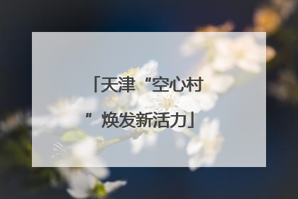 天津“空心村”焕发新活力
