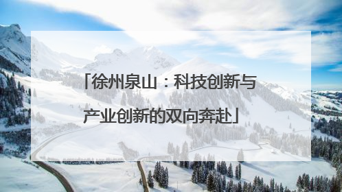 徐州泉山：科技创新与产业创新的双向奔赴