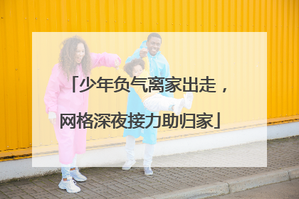 少年负气离家出走，网格深夜接力助归家