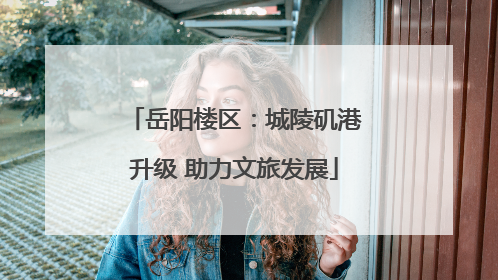 岳阳楼区：城陵矶港升级 助力文旅发展