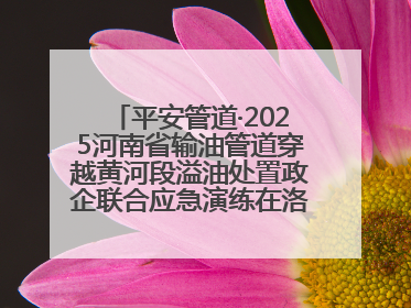 平安管道·2025河南省输油管道穿越黄河段溢油处置政企联合应急演练在洛阳孟津举办