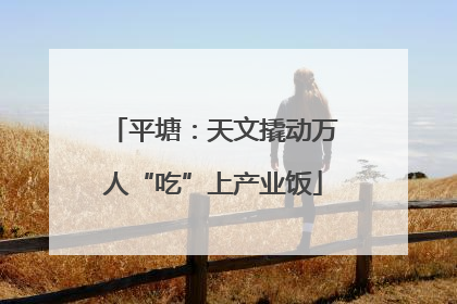 平塘：天文撬动万人“吃”上产业饭