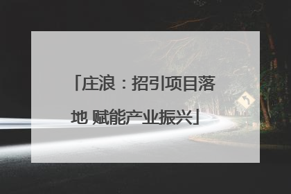 庄浪：招引项目落地 赋能产业振兴
