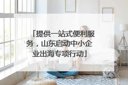 提供一站式便利服务，山东启动中小企业出海专项行动