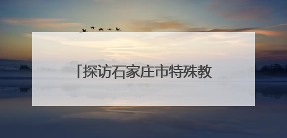 探访石家庄市特殊教育学校：为每个梦想，都插上“翅膀”