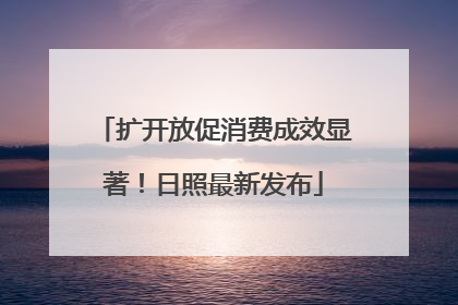 扩开放促消费成效显著！日照最新发布