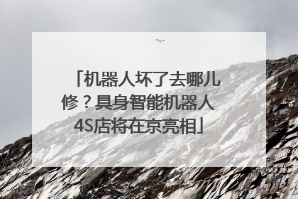 机器人坏了去哪儿修？具身智能机器人4S店将在京亮相