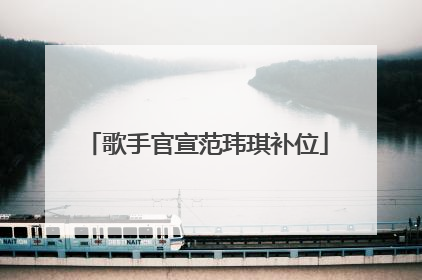 歌手官宣范玮琪补位