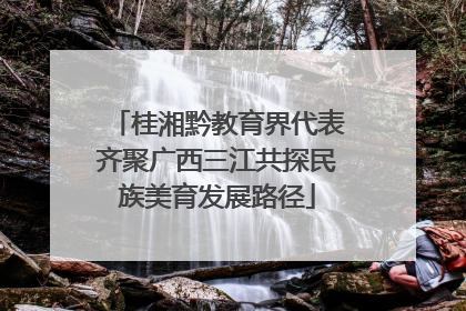 桂湘黔教育界代表齐聚广西三江共探民族美育发展路径