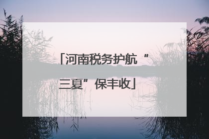 河南税务护航“三夏”保丰收