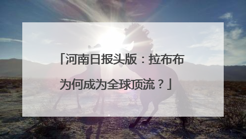 河南日报头版：拉布布为何成为全球顶流？