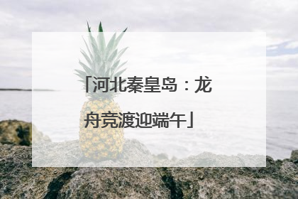 河北秦皇岛：龙舟竞渡迎端午
