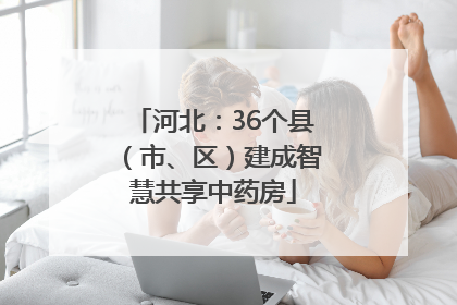 河北：36个县（市、区）建成智慧共享中药房