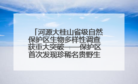 河源大桂山省级自然保护区生物多样性调查获重大突破——保护区首次发现珍稀名贵野生干巴菌与钝尾两头蛇