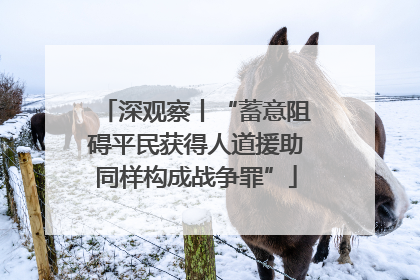 深观察丨“蓄意阻碍平民获得人道援助同样构成战争罪”