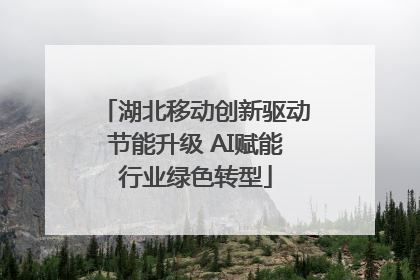 湖北移动创新驱动节能升级 AI赋能行业绿色转型